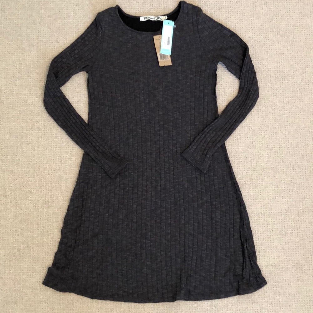 Michael Stars Ribbed Knit Dress